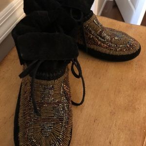 Beaded Booties